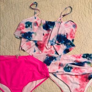 Neon swim suit